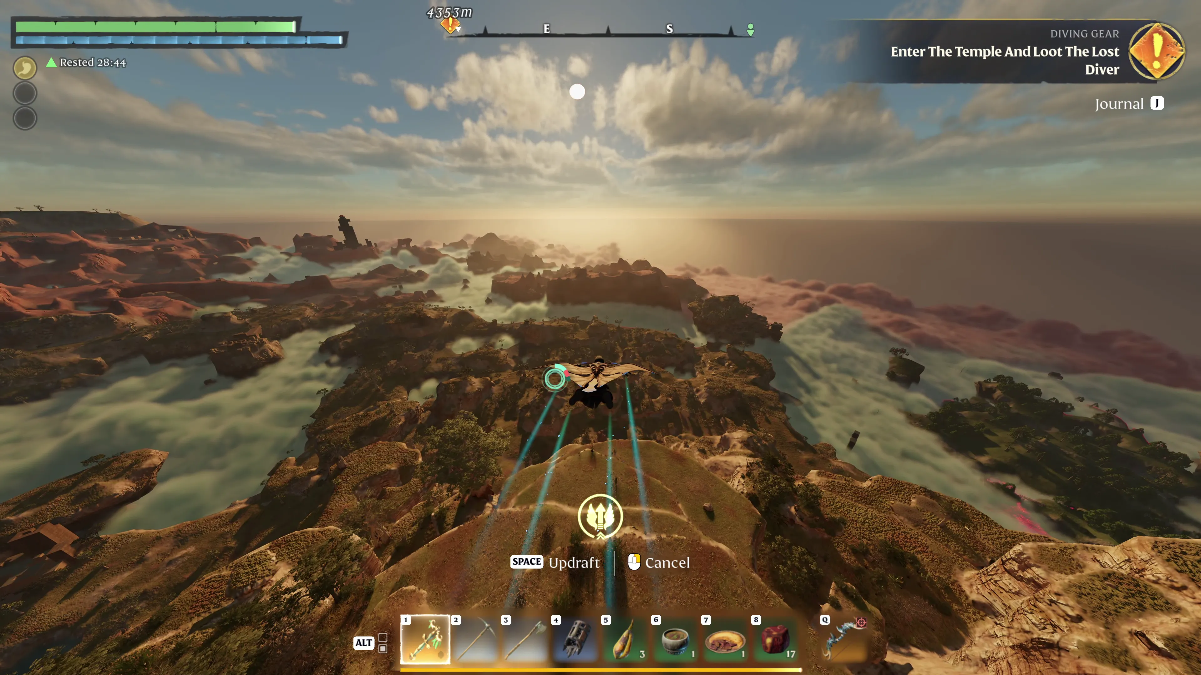The glider is your best and fastest way of getting around Embervale!